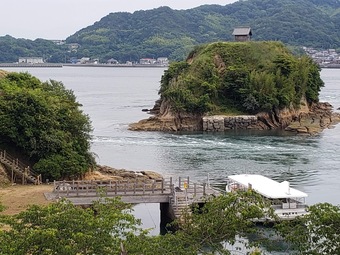 能島城址上陸＆潮流クルーズ