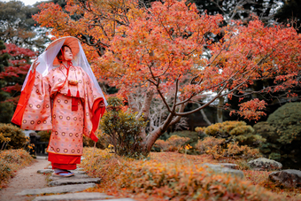 紅葉スポット（城下町長府）
