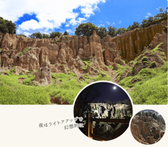 四国八十八景「阿波の土柱」