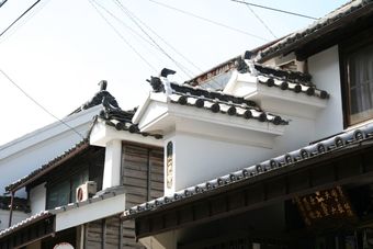 二層うだつの町並み